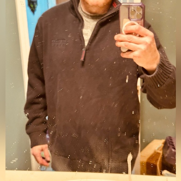 Warmest L.L.Bean pullover EVER! XXL thick woven, lined. Thick & warm, Nice! - Picture 6 of 6